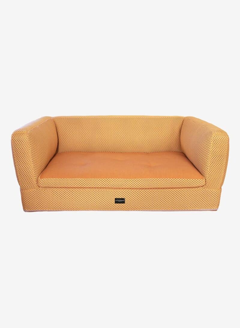 Luxury Dog Sofa Torino Mustard - Image 2