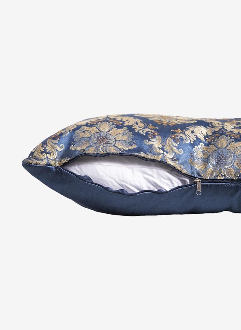 Roma Blue Damask Cushion (2 pieces) - Image 4